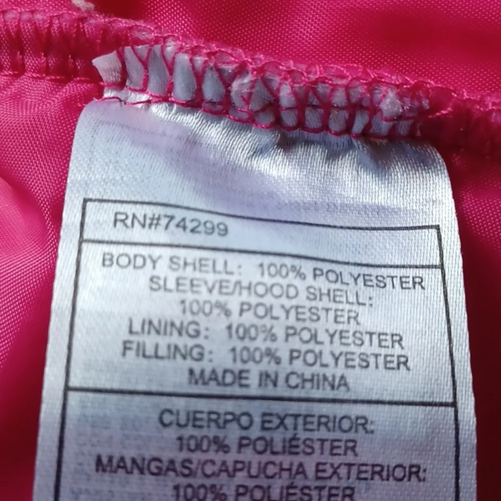 Jessica Simpson jacket pink and gray size 14-16